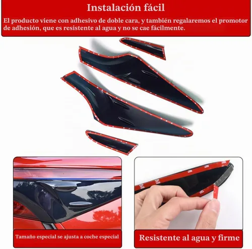 Vista 6 de Cubierta para luz trasera 4 piezas para Camry 2024 2023 2022 2021 2020 2019 2018, protector de bisel para marco de luz trasera, accesorios