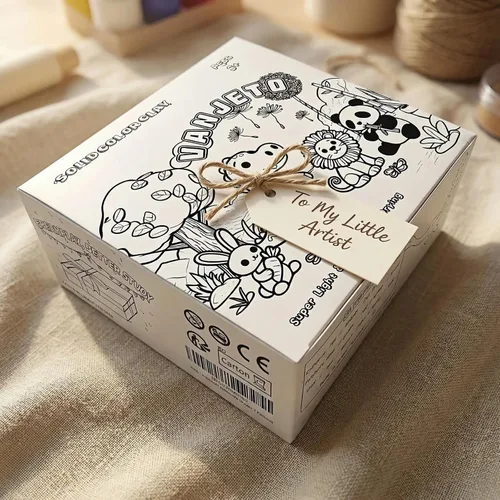 Vista 8 de Arcilla para modelar para niños, arcilla mágica VANJETO para niños secado al aire, arcilla súper suave para bricolaje Slime, arcilla de modelado Azul