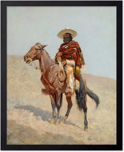 Vista 10 de Poster Master Vintage A Mexican Vaquero Print – Póster retro de vaquero – Arte occidental – Diseño de pared del salvaje oeste – Regalo para hombres