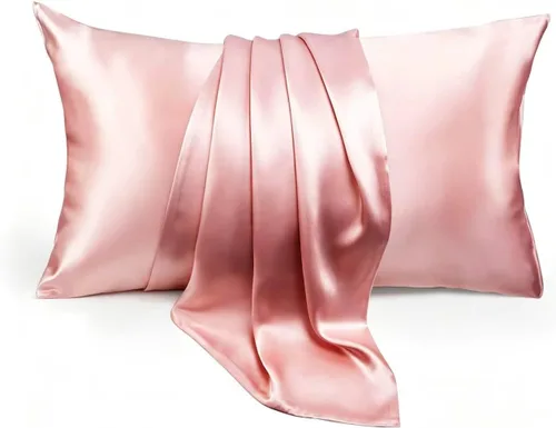 Vista 20 de Fundas de Almohada de Seda - Funda de Almohada de Lujo 6A 100% Seda de Morera para Cabello y Piel - Antiarrugas, Refrescante y Suave, Cremallera
