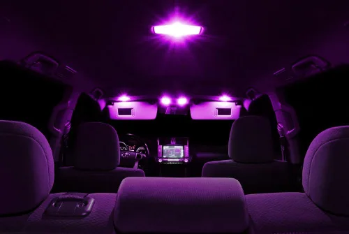 Vista 4 de XtremeVision LED interior para Mazda 2 2011-2014 (4 piezas) kit de LED interior rosa + herramienta de instalación Rosado