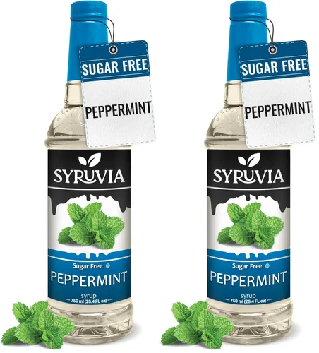 Vista 16 de Jarabe de café sin azúcar Syruvia, jarabe con sabor a caramelo para bebidas, lattes y postres – 25.4 fl oz
