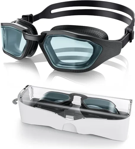 Vista 6 de Greatever Swim Goggles Adult Anti Fog&UV No Leak Wide View Swimming Goggles