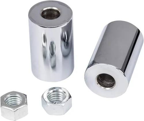 Vista 2 de Extensión de elevadores de manillar de elevación de 2 '' para Harley 1-1/4 '' manillares cromados espaciadores de motocicleta hechos de acero