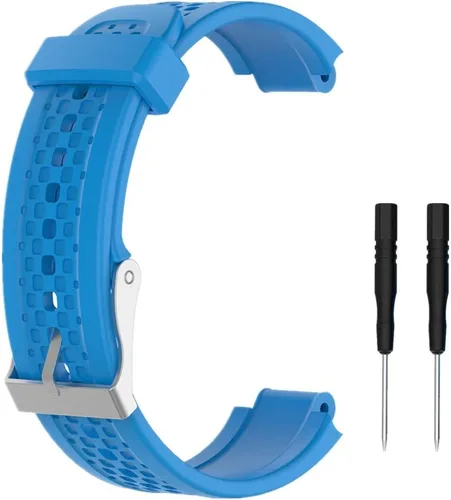 Vista 4 de Muovrto Correa de repuesto para Garmin Forerunner 25, correa deportiva de silicona suave