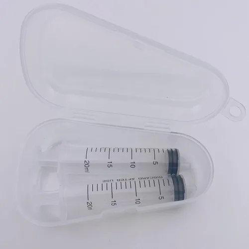 Vista 3 de Irrigador nasal infantil, 2 cajas de jeringas portátiles, irrigador nasal, limpiador de lavado de nariz, dispositivo de sistema de enjuague de senos