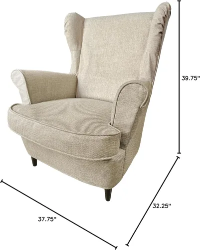 Vista 5 de Funda de sillón para silla IKEA Strandmon Wing, funda de sofá, 559-1