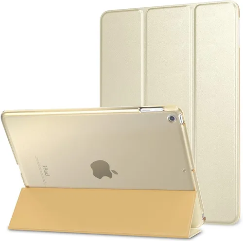 Vista 52 de MoKo Funda para iPad 9.7 2018/2017 de 5ª / 6ª Generación - Funda delgada y ligera con soporte para Smartphone con parte trasera translúcida