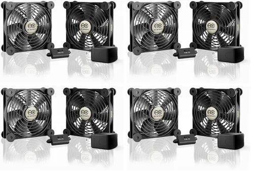 Vista 12 de AC Infinity MULTIFAN Mini, Ventilador USB Compacto de 40mm x 20mm, Certificado UL para Equipo VR, Acuario, Roku, Router, Raspberry Pi, Cosplay