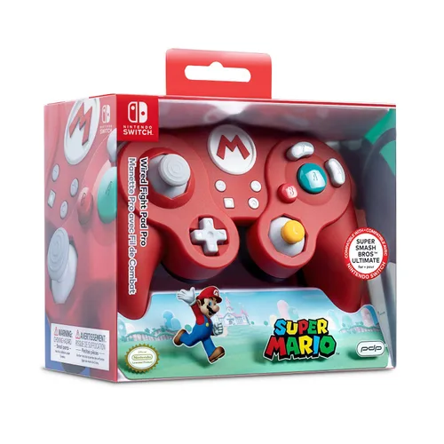 Vista 7 de Wired Fight Pad Pro - Official Nintendo Switch Controller - Classic Gamecube Style Retro Controller - Perfect for Super Smash Bros & Mario Party