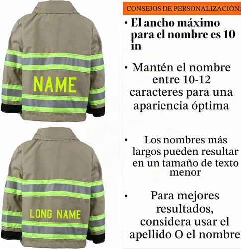Vista 8 de Firefighter Original - Traje de 3 piezas personalizado para niños pequeños