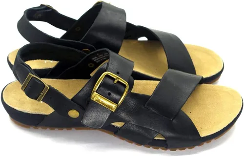 Vista 2 de Harssidanzar Sandalias de cuero para hombre sandalias ajustables con correa de tobillo GM205
