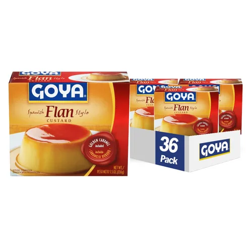 Vista 5 de Goya Foods Flan Custard con caramelo, 2.75 onzas (paquete de 36)