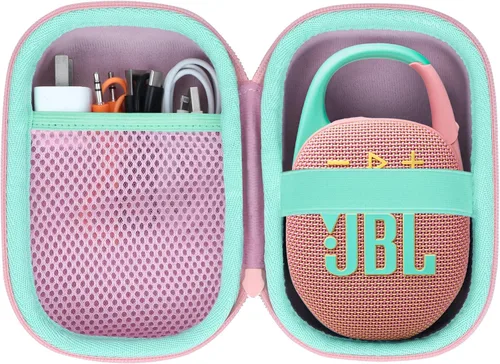 Vista 18 de Funda rígida compatible con altavoz portátil JBL Clip 5 Clip 4 (funda negra)