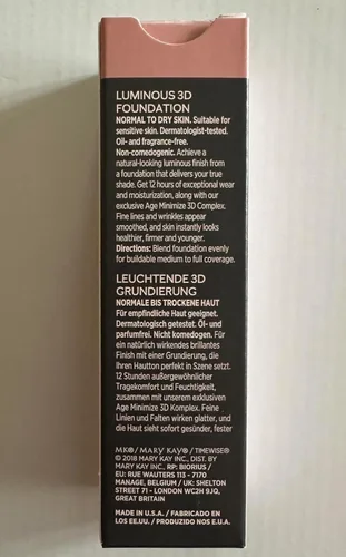 Vista 2 de Mary Kay TimeWise Luminous 3D Base de maquillaje 1.0 fl oz marfil C 100