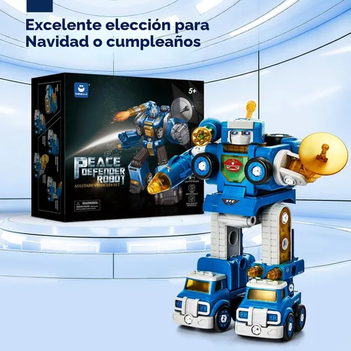 Vista 8 de CubicFun - Juguete de robot-vehículo para desmontar, 5 en 1, juguetes de construcción para niños de 5 años, multicolor 5 in 1 Take Apart Trucks