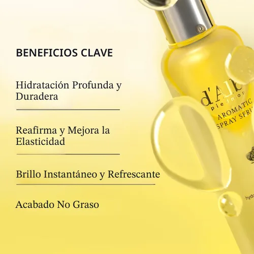 Vista 5 de d'alba Piedmont Suero aromático en aerosol de trufa blanca italiana, fragancia VEGAN brillante antioxidante facial, hidratación profunda, firmeza