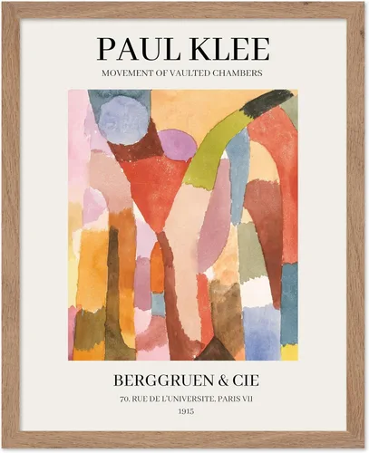 Vista 59 de Poster Master Póster vintage de Paul Klee – Impresión retro de cómicos – Arte de dibujo – Arte abstracto – Regalo para hombres y mujeres – Estilo-09
