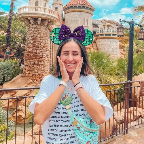 Vista 4 de ETLUK Diadema de orejas de ratón, orejas de ratón inspiradas en sirena, diadema con lazo de lentejuelas para mujeres adultas, cosplay, decoraciones
