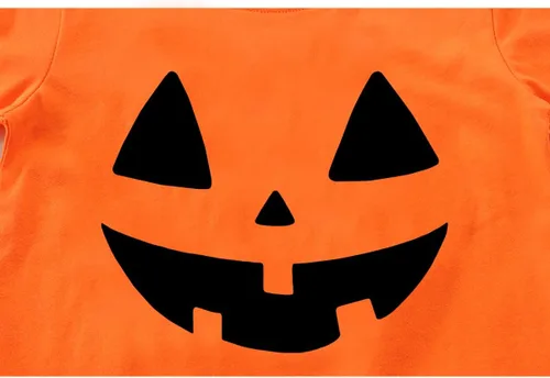 Vista 5 de CM-Kid Camisa de Halloween para niños pequeños, niñas, calabaza, fantasma, dinosaurio, camiseta de manga corta para niños, camisetas de algodón de 2