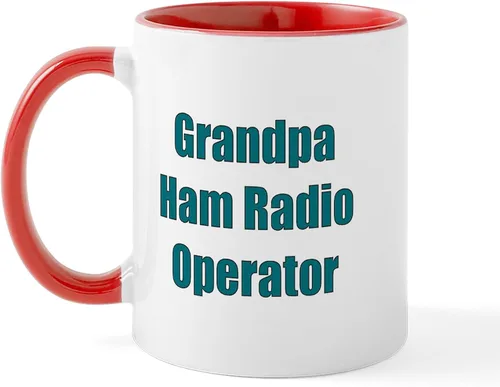 Vista 14 de CafePress Eat Sleep - Taza de café de cerámica con radio, 11 oz (11.0 fl oz)