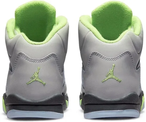 Vista 4 de Jordan 5 Retro Green Bean SILGreen Bean-Flint Grey (DQ3735 003), PlataVerde Bean-Flint Grey