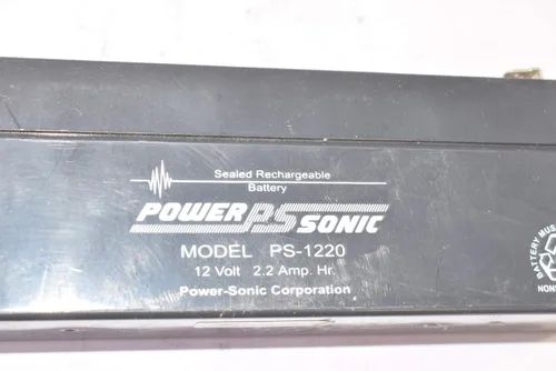 Vista 2 de Power Sonic PS1220 12v 2.5ah Batería de plomo ácido sellada