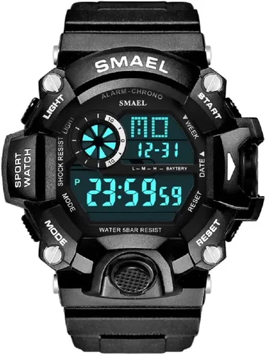 Vista 4 de Relojes de hombre Militar Deportes Electrónico Impermeable LED Cronómetro Digital Analógico Doble Tiempo al aire libre Ejército Reloj de pulsera