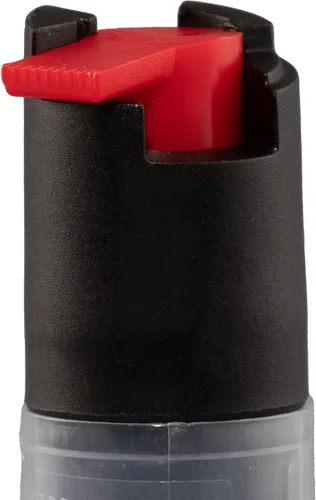 Vista 4 de REDD Tactical Nuke Pepper Spray (3,000,000 SHU) Máxima resistencia Carcasa dura, clip para cinturón, llavero de liberación rápida y tinte