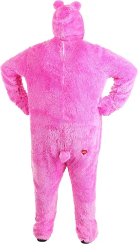 Vista 3 de Disfraz clásico de oso animador para adulto, talla grande, disfraz de oso animador alegre Mono mullido de Halloween