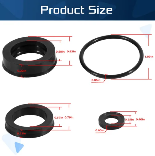 Vista 5 de Sunluway 76975 Kit de sello CAT Kit de sello para bombas 4DNX se adapta a la bomba de repuesto CAT 4DNX25GSI y 4DNX27GSI