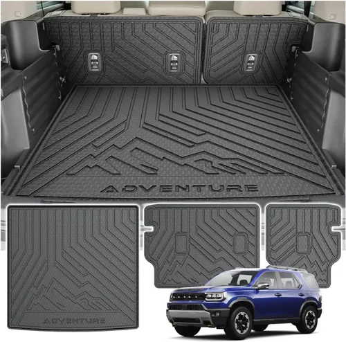 Vista 9 de Powerty - Alfombrilla de maletero para Buick Encore 2013-2022/Chevrolet Trax 2014-2023, accesorios, alfombrillas de carga TPO, forro de carga