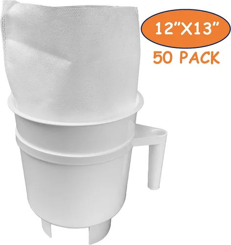 Vista 7 de Paquete de 50 filtros de café frío, 12 x 13 pulgadas, compatibles con las principales cafeteras de preparación fría
