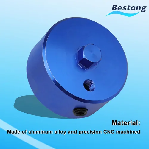Vista 3 de Adaptador de manómetro de presión de aceite para motores GM Generation IV y V V8 - EN-47971 Azul
