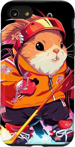 Vista 13 de Funda para iPhone 15 de conejillo de indias Jugador de hockey sobre hielo