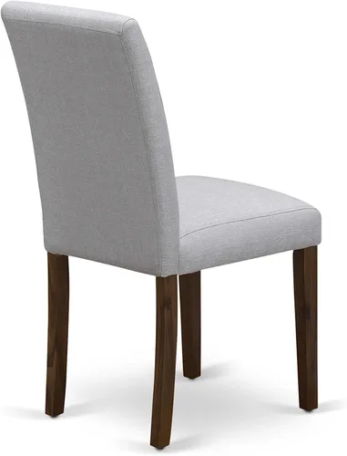 Vista 10 de East West Furniture ANAB3-AWA-05 - Juego de mesa de comedor moderno de 3 piezas, incluye una mesa de cocina redonda con pedestal y 2 sillas