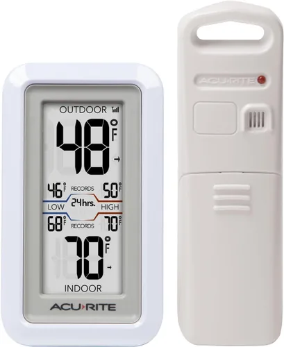 Vista 5 de AcuRite 0 termómetro digital con temperatura exterior e