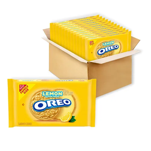 Vista 28 de OREO - Galletas sándwich de chocolate, 60 paquetes de aperitivos (2 galletas por paquete)