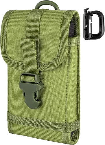 Vista 13 de Molle - Funda táctica compacta para iPhone 14 Pro/14/13 Pro/13/13 Mini/12 Pro Max/12 Pro/12/12 mini/11 Pro Max/11/XS Max/XR/X, Samsung S22/S20/S10