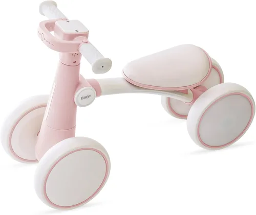 Vista 9 de Baby Balance Bike for 1 Year Old Toddlers, First Birthday Gift Toy Marrón