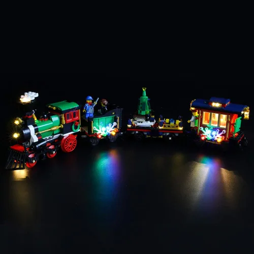 Vista 2 de LIGHTAILING Juego de luces para el modelo de bloques de construcción (Creator Expert Winter Holiday Train) – Kit de luz LED compatible con Lego
