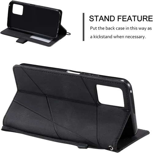 Vista 5 de Funda para Vivo Y21G V2152, funda para Vivo Y33S 4G, piel sintética con tapa para Vivo Y21A Y21A Y21A Y21T, funda para Vivo Y21 2021 V2111, funda