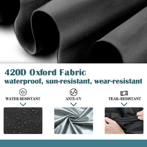 Vista 7 de Cubierta impermeable para suavizante de agua para exteriores, (64 pulgadas de alto x 40 pulgadas de ancho x 16 pulgadas de profundidad)