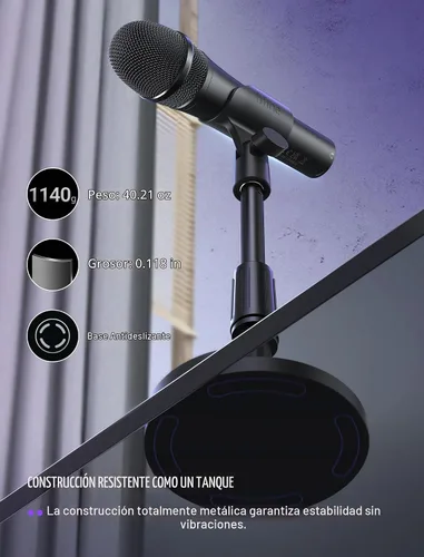 Vista 7 de FIFINE - Micrófono dinámico USB/XLR para grabación de podcast, juego de micrófono de mano de estudio con soporte de escritorio para voz, voz en off
