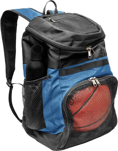 Vista 11 de Xelfly Mochila de baloncesto con compartimento para pelotas