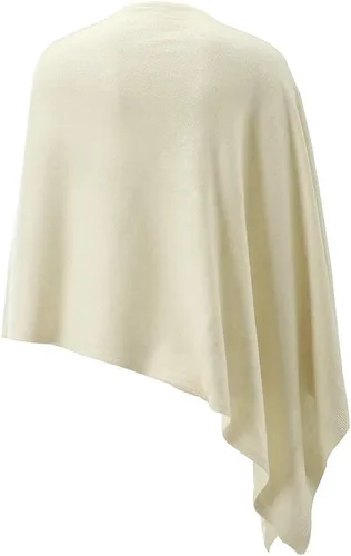 Vista 30 de Fomolom Ponchos para mujer, versátil, ligero, tejido sólido, chal envolvente, bufanda, accesorios para mujer