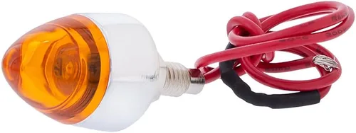 Vista 7 de United Pacific 10863 - Sujetador de placa de matrícula LED con acabado cromado estilo bala, cableado original, hardware de montaje incluido – Ámbar