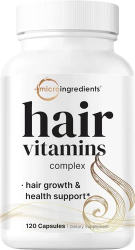 Vista 6 de Micro Ingredients Paquete de cápsulas complejas de proteína de colágeno múltiple de 2 libras y vitaminas para el cabello Péptidos de colágeno