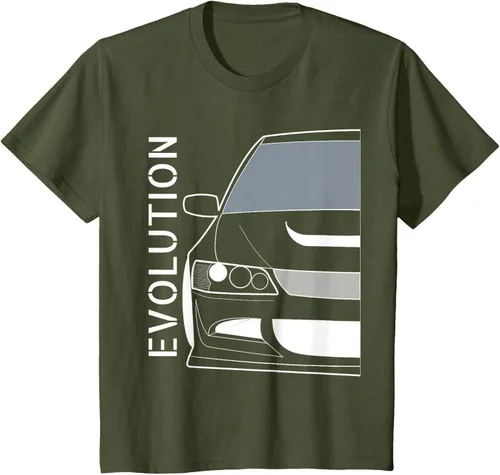Vista 13 de Camiseta Evo 8 Design Turbo JDM Classic Legends, Negro, S