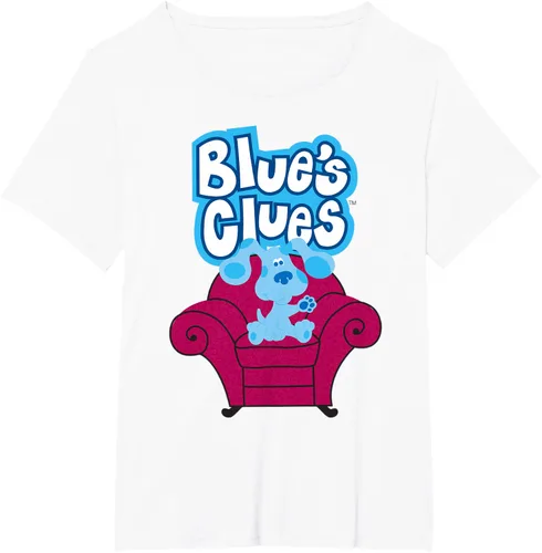 Vista 65 de Camiseta Blue's Clues On Red Sofa Negro